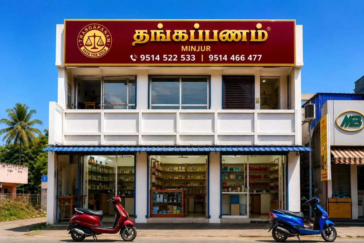 Thangapanam cash for gold branch in Minjur Tamil Nadu
